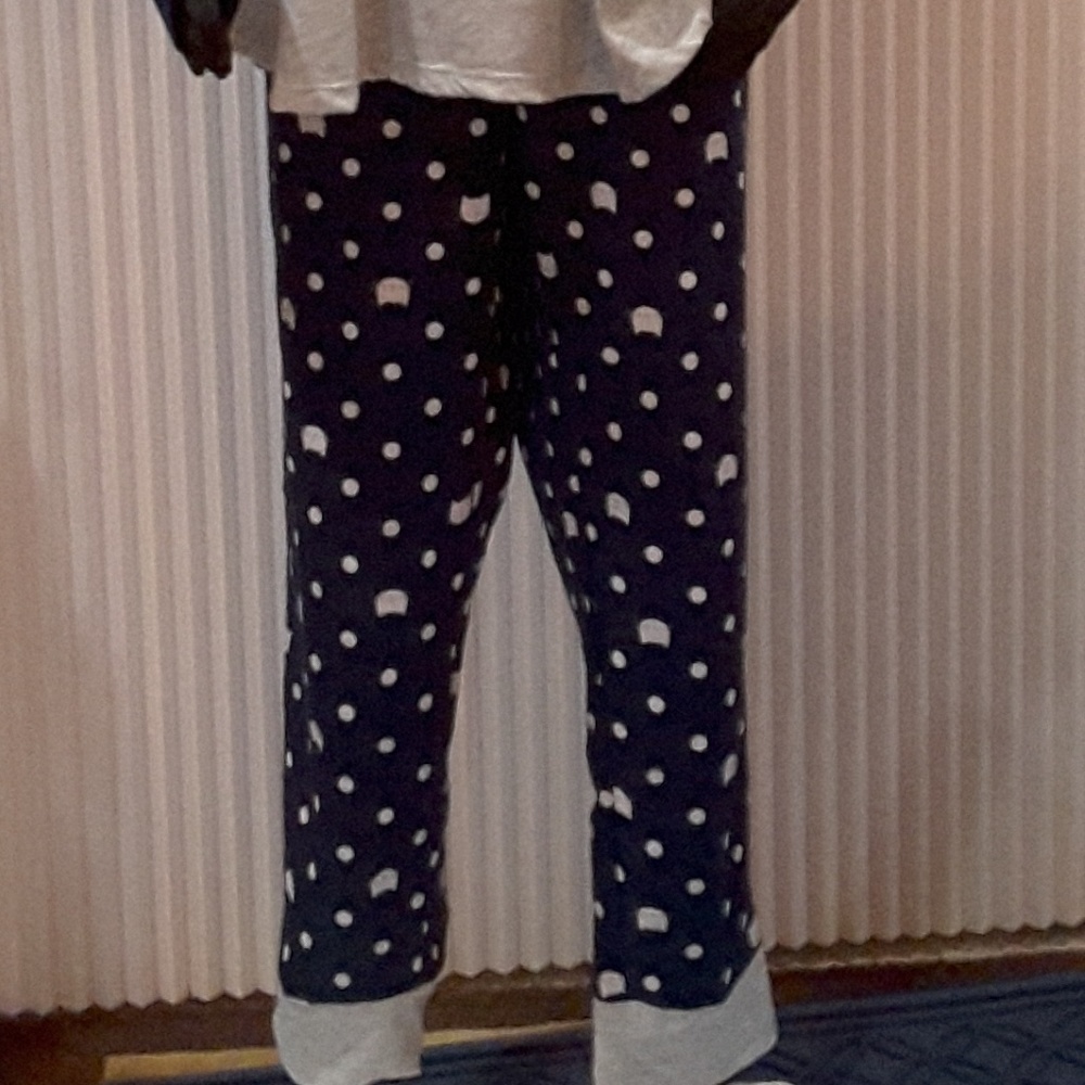 Jenni Three Piece Knit Pajama Set XL NWT HP - Picture 4 of 8